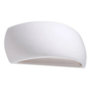Applique murale LED blanche céramique et verre scandinave — vue 3