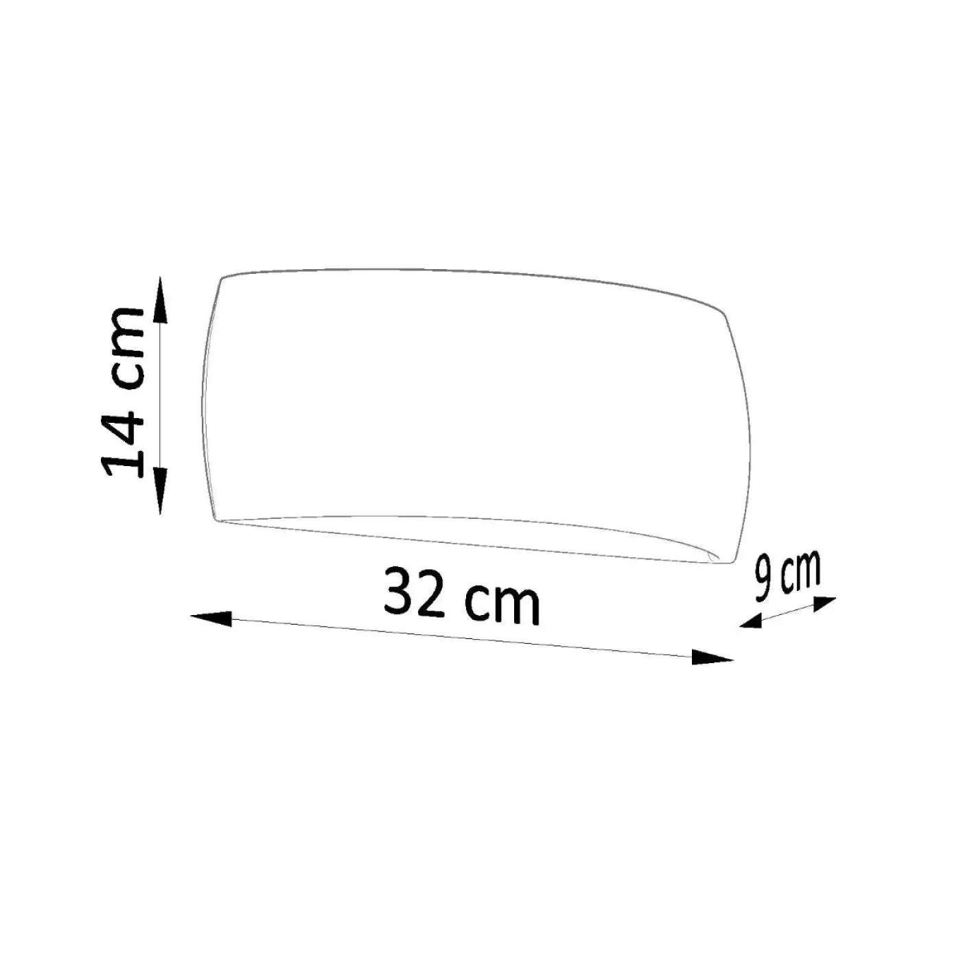 Applique murale LED blanche céramique et verre scandinave — vue 7