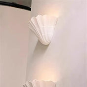 Applique murale LED blanche coquillage IP65 en aluminium — vue 2