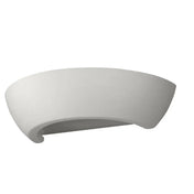 Applique murale LED blanche courbée en céramique et verre — vue 4