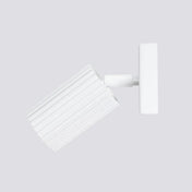 Applique murale LED blanche cylindrique en aluminium GU10 — vue 3