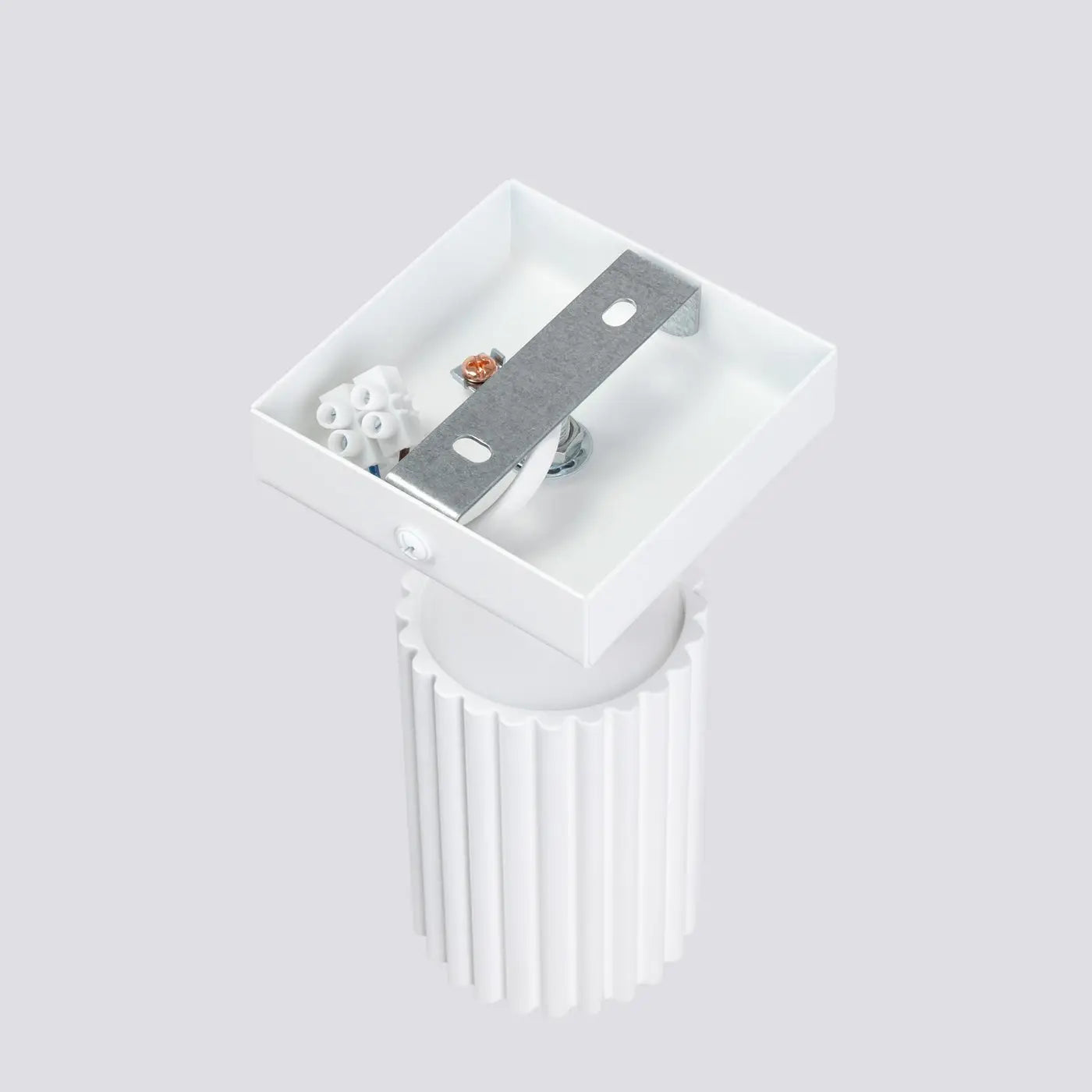 Applique murale LED blanche cylindrique en aluminium GU10 — vue 4