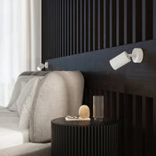 Applique murale LED blanche cylindrique en aluminium GU10 — vue 8