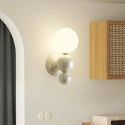 Applique murale LED blanche cylindrique pour couloir — vue 1