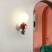 Applique murale LED blanche cylindrique pour couloir — vue 8