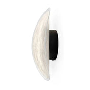 Applique murale LED blanche demi-lune en verre et acrylique — vue 3