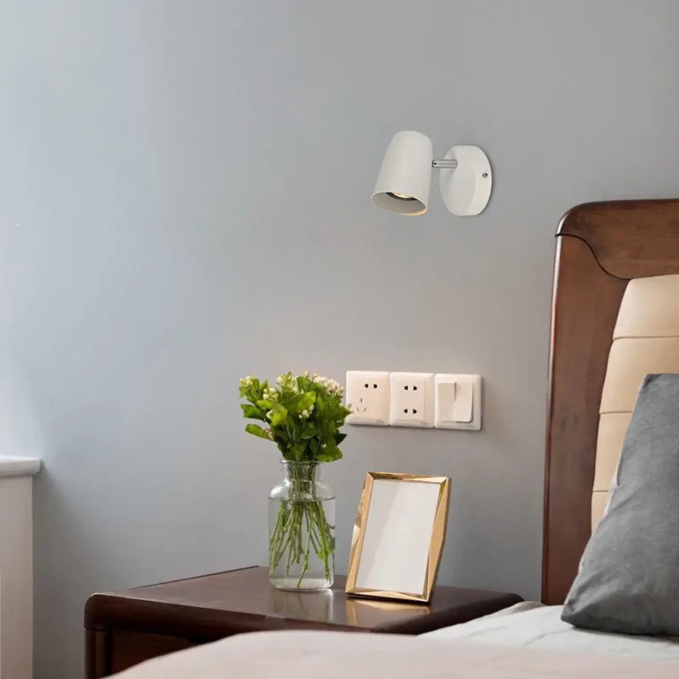 Applique murale LED blanche en aluminium 5 W dimmable — vue 11