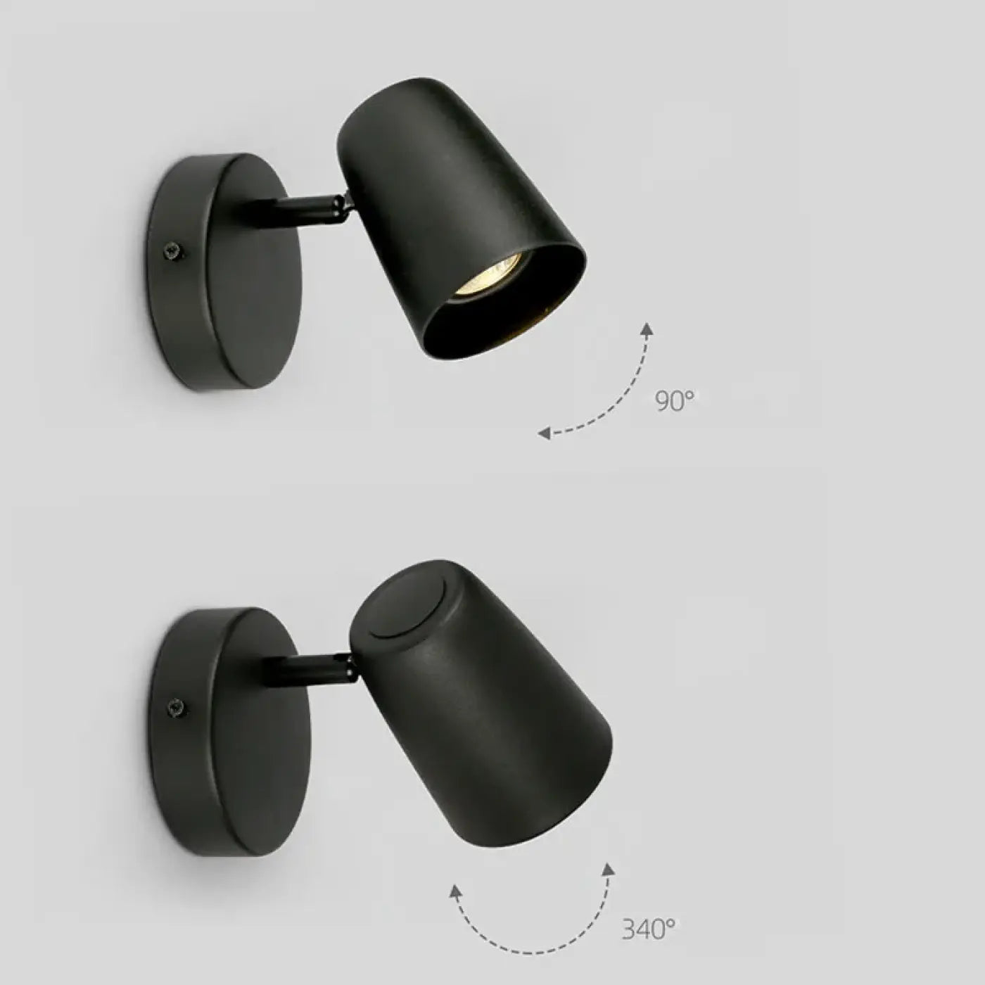 Applique murale LED blanche en aluminium 5 W dimmable — vue 4