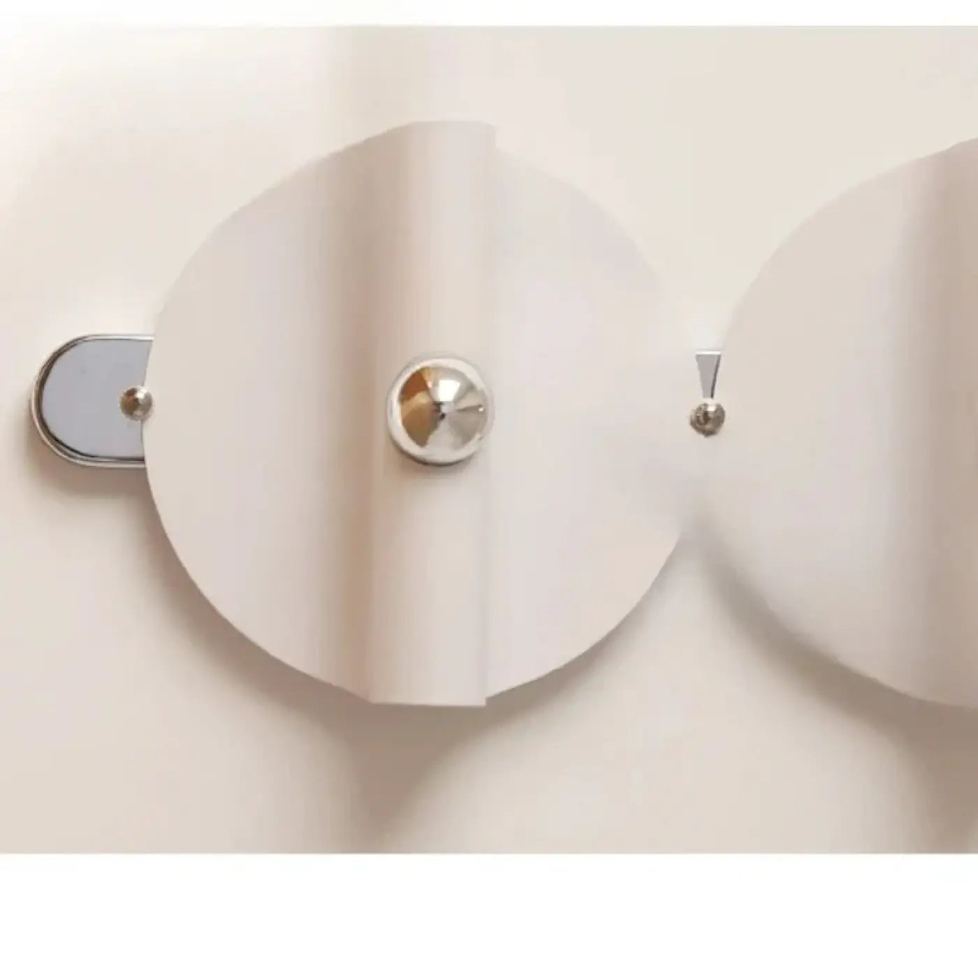 Applique murale LED blanche en aluminium deux tailles — vue 3