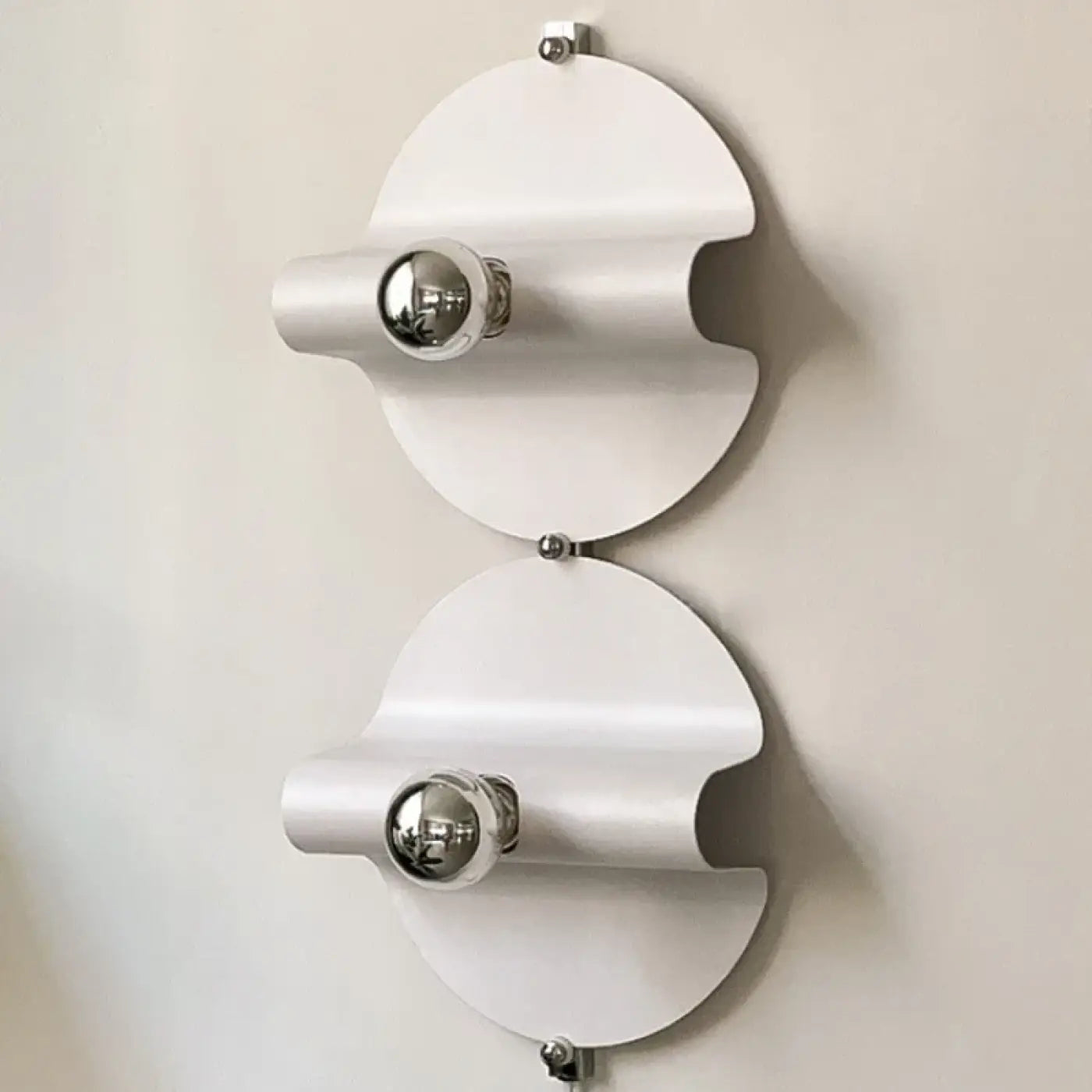 Applique murale LED blanche en aluminium deux tailles — vue 4