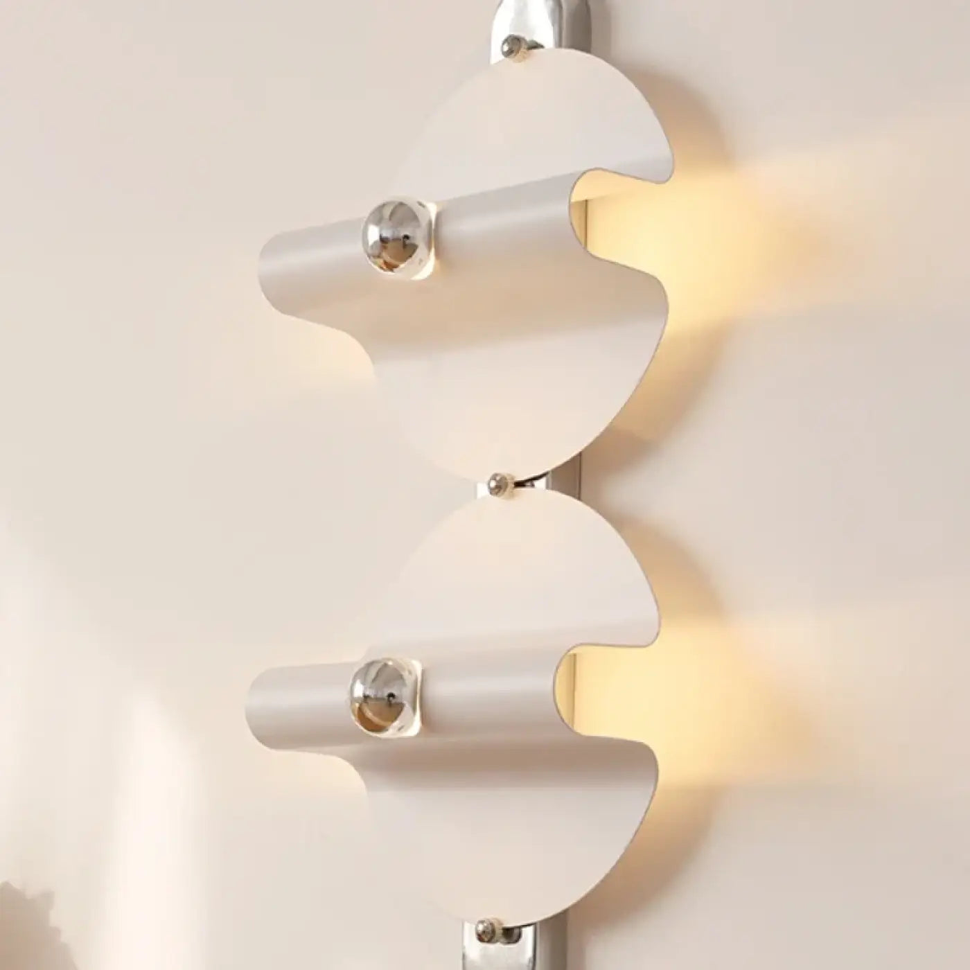 Applique murale LED blanche en aluminium deux tailles — vue 6