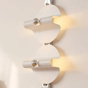 Applique murale LED blanche en aluminium deux tailles — vue 6