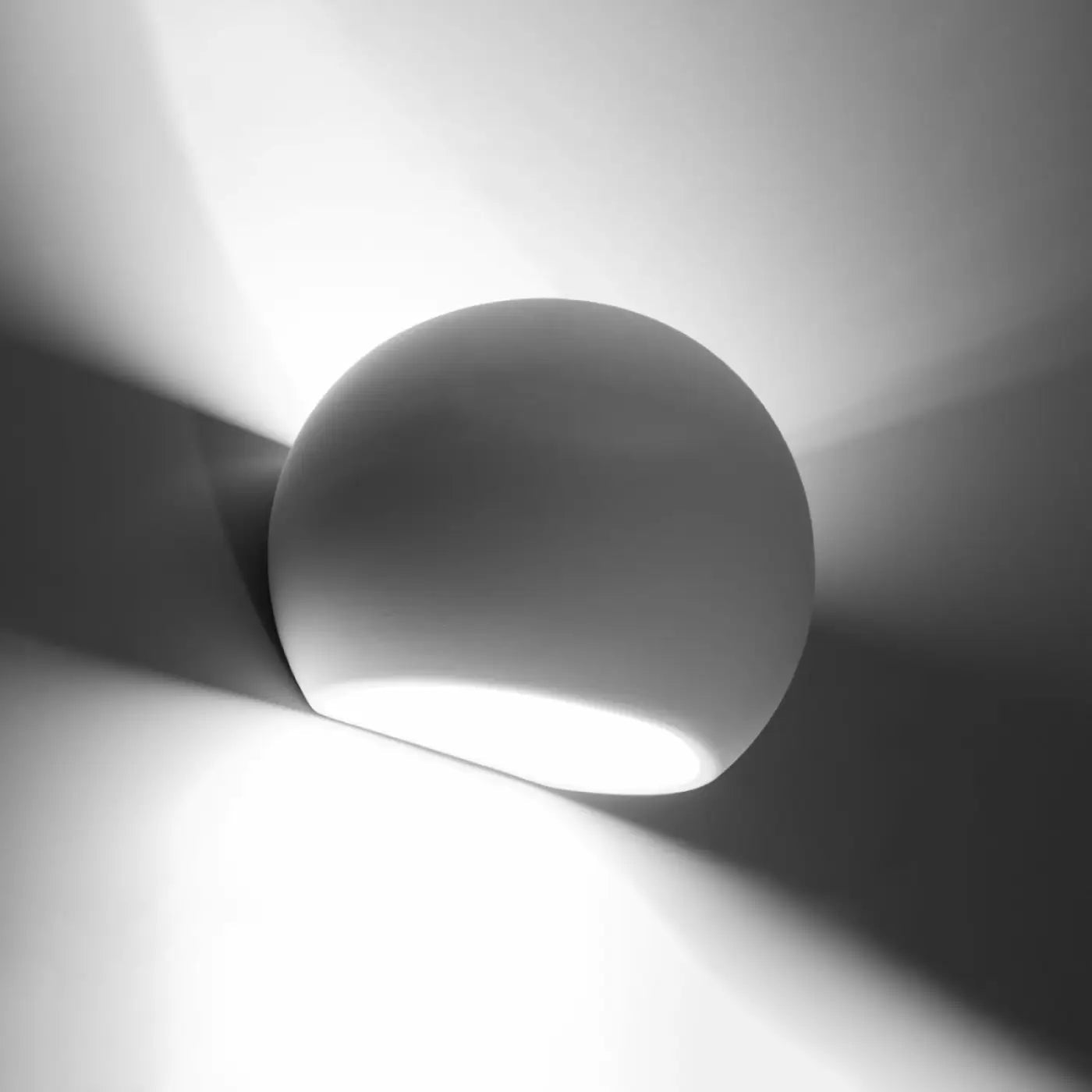 Applique murale LED blanche en céramique blanc froid 4000K — vue 2