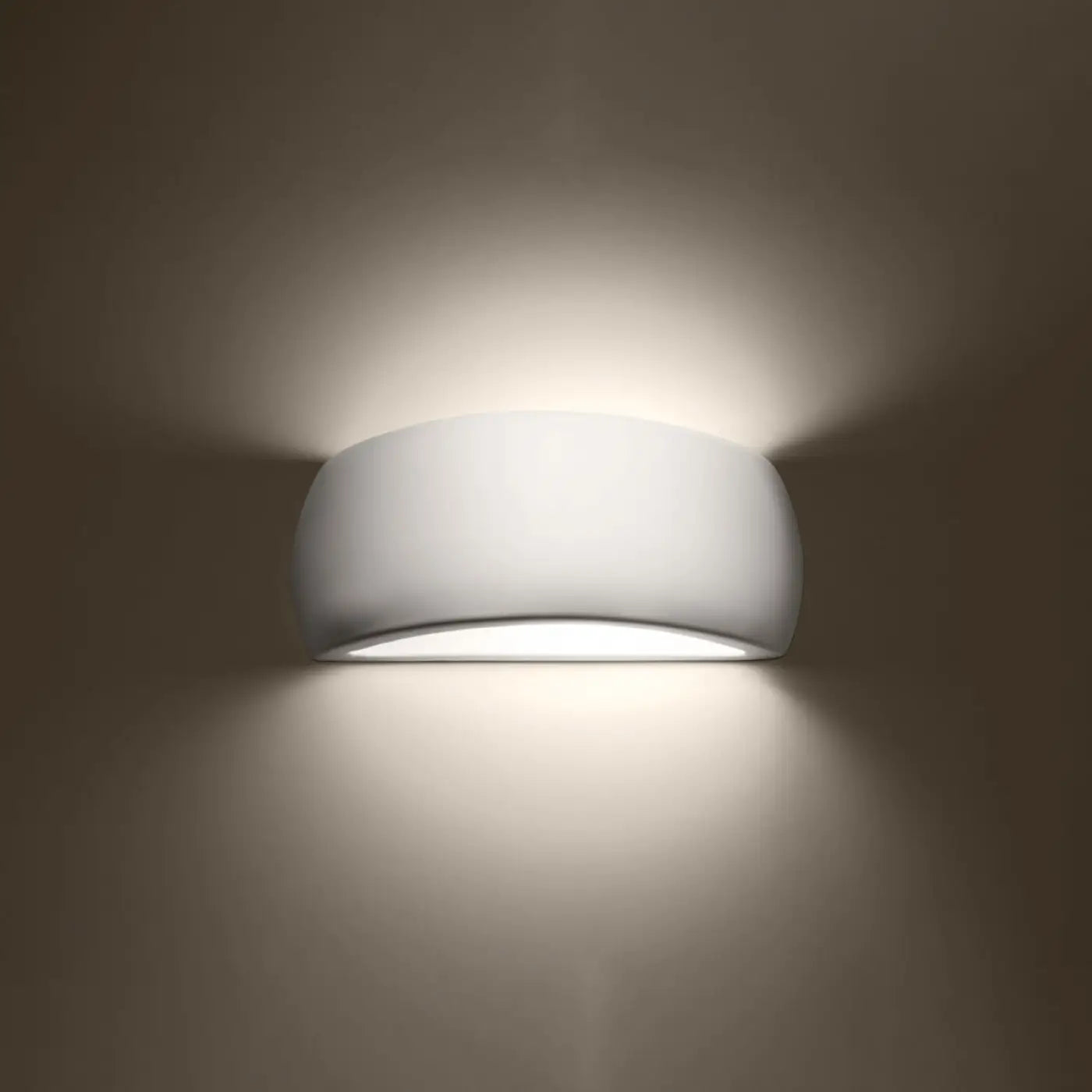 Applique murale LED blanche en céramique style scandinave — vue 1