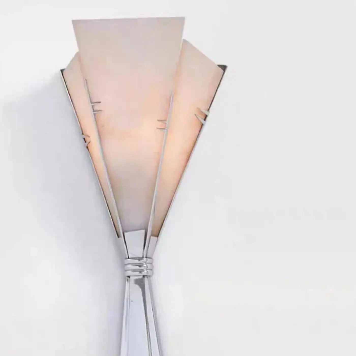 Applique murale LED blanche en éventail style art déco — vue 7