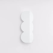 Applique murale LED blanche en résine forme biscuit — vue 2