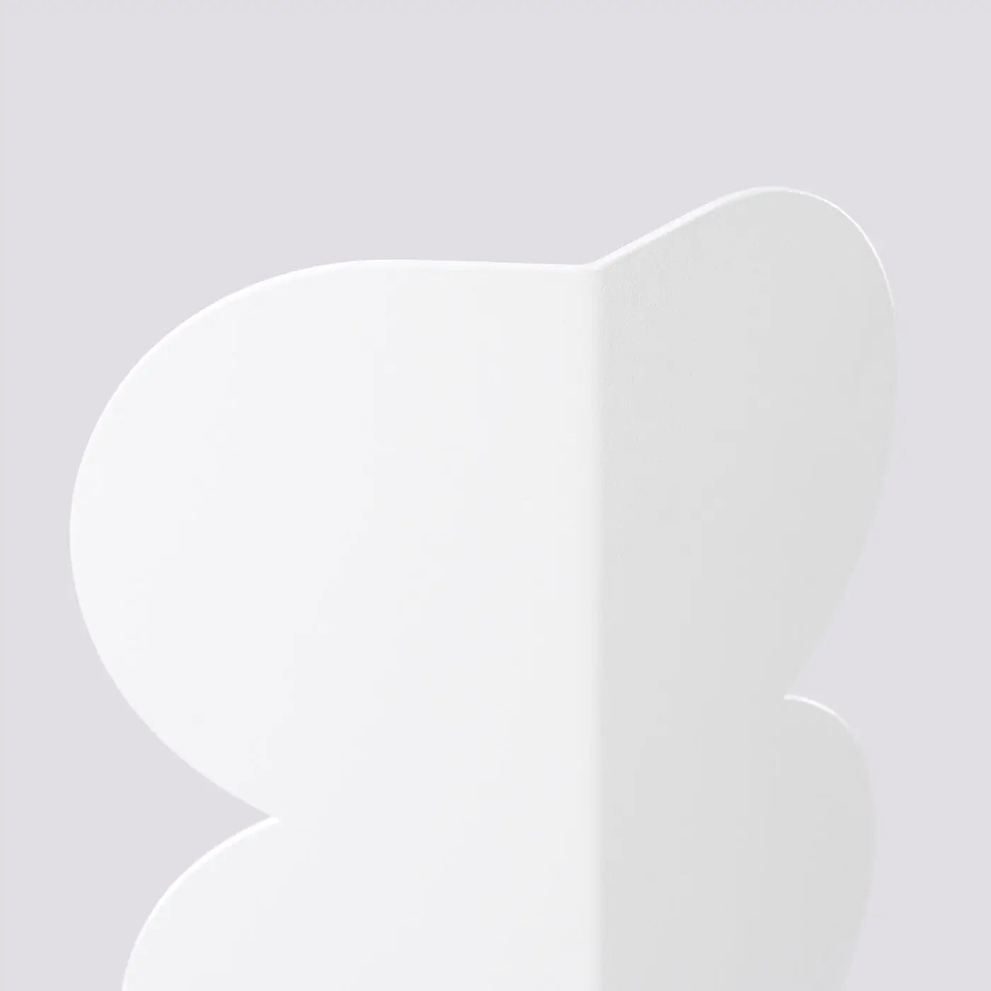 Applique murale LED blanche en résine forme biscuit — vue 4