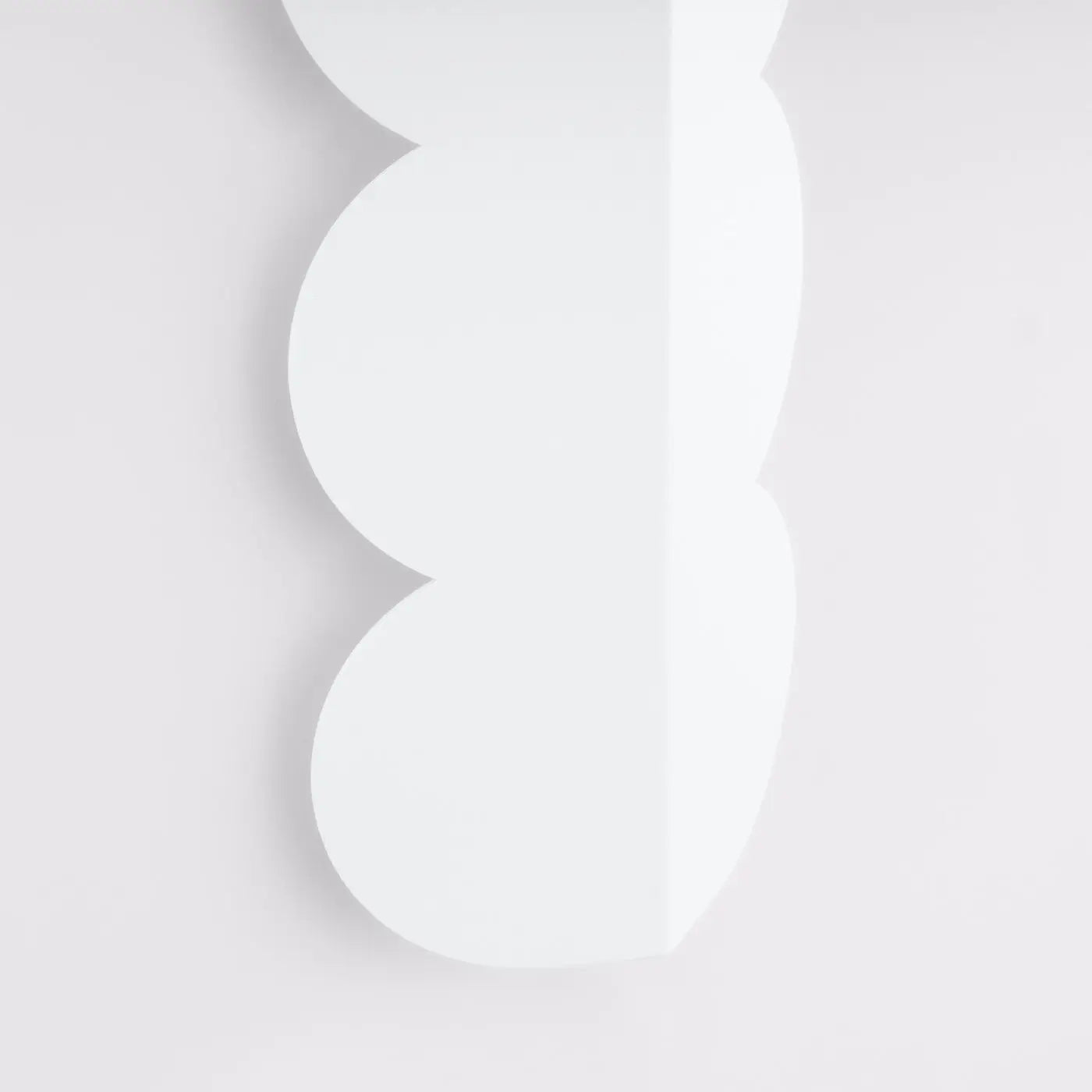 Applique murale LED blanche en résine forme biscuit — vue 6