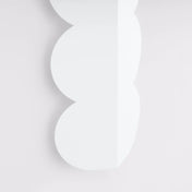 Applique murale LED blanche en résine forme biscuit — vue 6