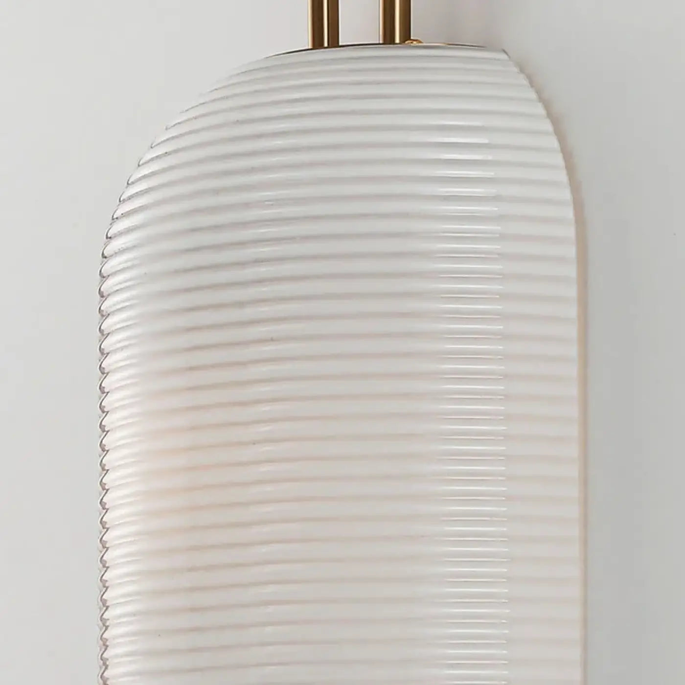 Applique murale LED blanche en verre et métal dimmable — vue 4