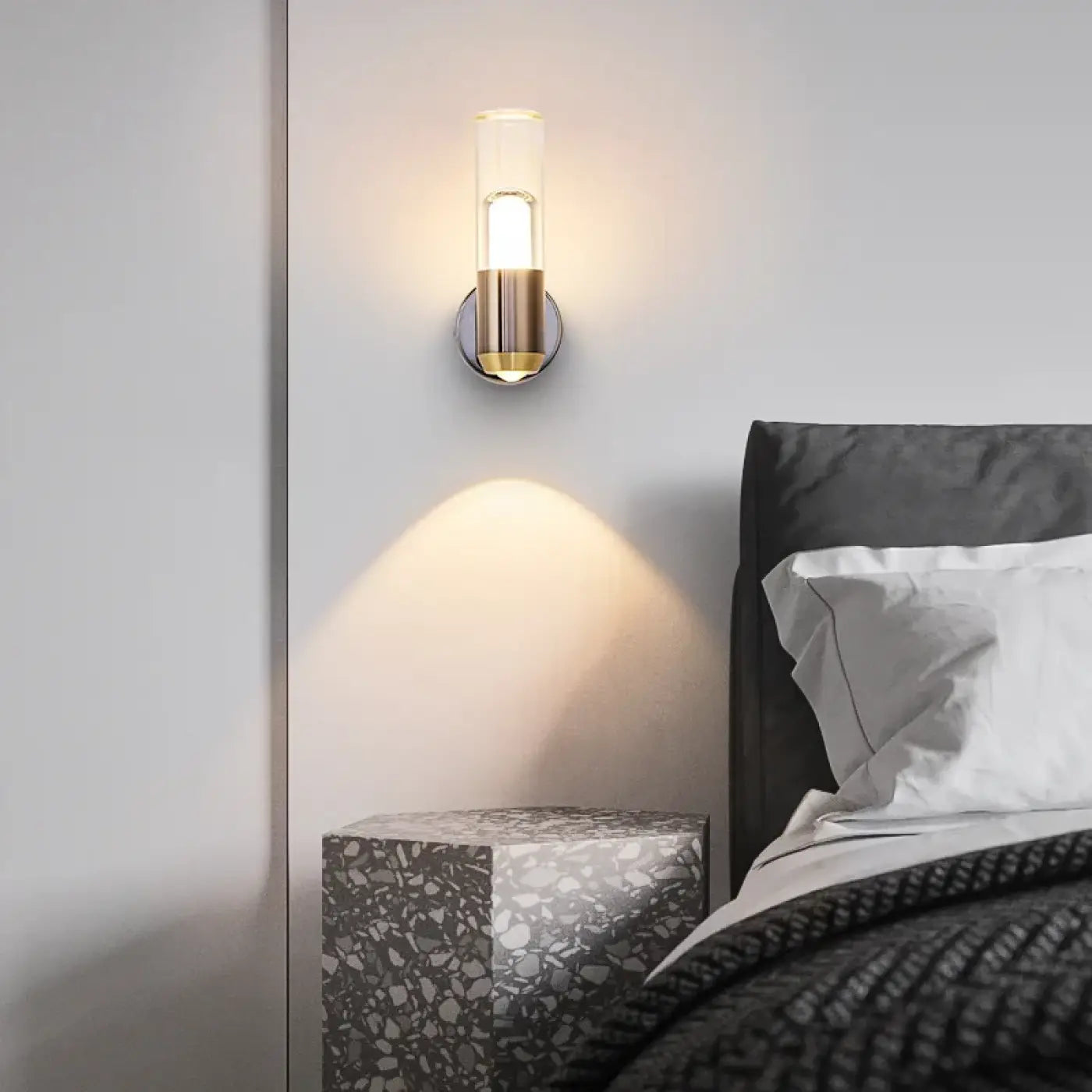 Applique murale LED blanche pour tête de lit scandinave — vue 3