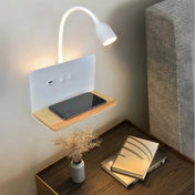 Applique murale LED bois et métal à luminosité réglable — vue 2