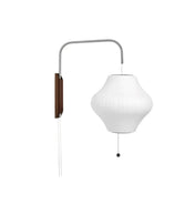 Applique murale LED bois et tissu abat-jour japandi — vue 4