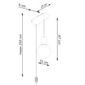 Applique murale LED bois et verre style scandinave — vue 13