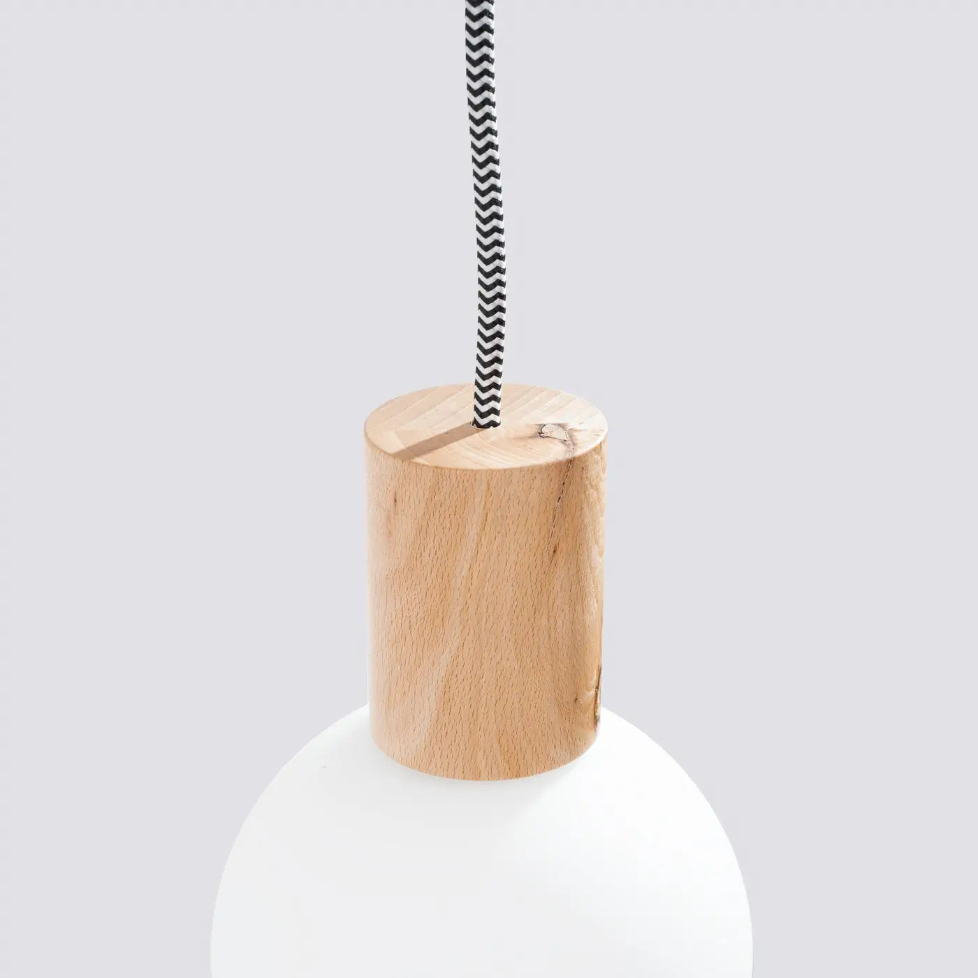 Applique murale LED bois et verre style scandinave — vue 7