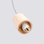 Applique murale LED bois et verre style scandinave — vue 9