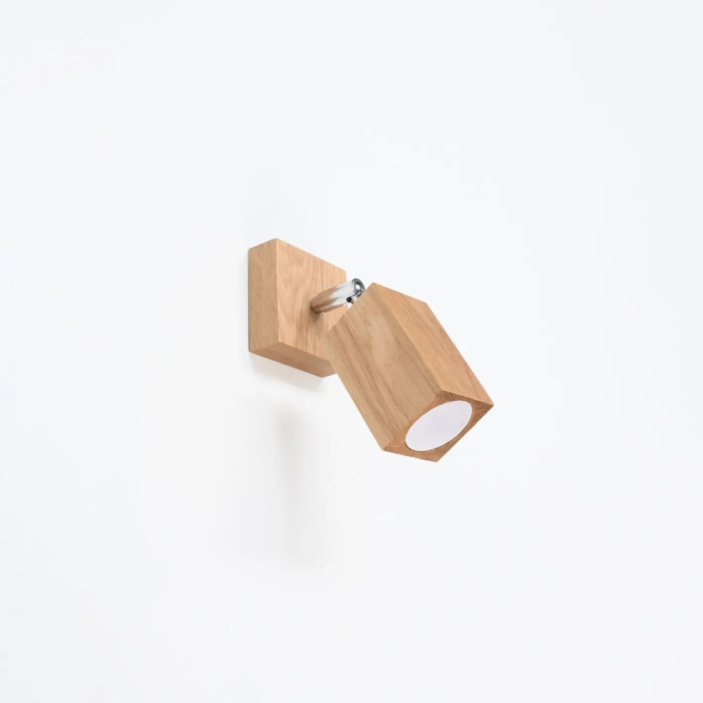 Applique murale LED bois naturel style scandinave GU10 — vue 2