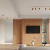 Applique murale LED bois naturel style scandinave GU10 — vue 5