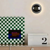 Applique murale LED boule en métal doré style industriel — vue 6