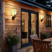 Applique murale LED branches et globe blanc ou noir — vue 5
