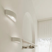 Applique murale LED céramique blanche courbée — vue 5