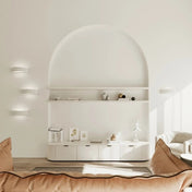 Applique murale LED céramique blanche courbée — vue 6