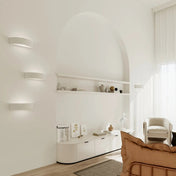 Applique murale LED céramique blanche courbée — vue 7