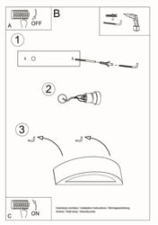 Applique murale LED céramique blanche courbée — vue 9