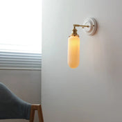 Applique murale LED céramique blanche et dorée en 3 tailles — vue 3