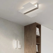 Applique murale LED chrome et verre 2 lumières design — vue 6