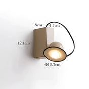 Applique murale LED compacte 5W en métal coloré — vue 1