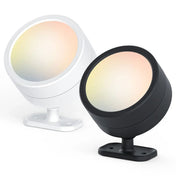 Applique murale LED compacte blanche et noire ronde — vue 4