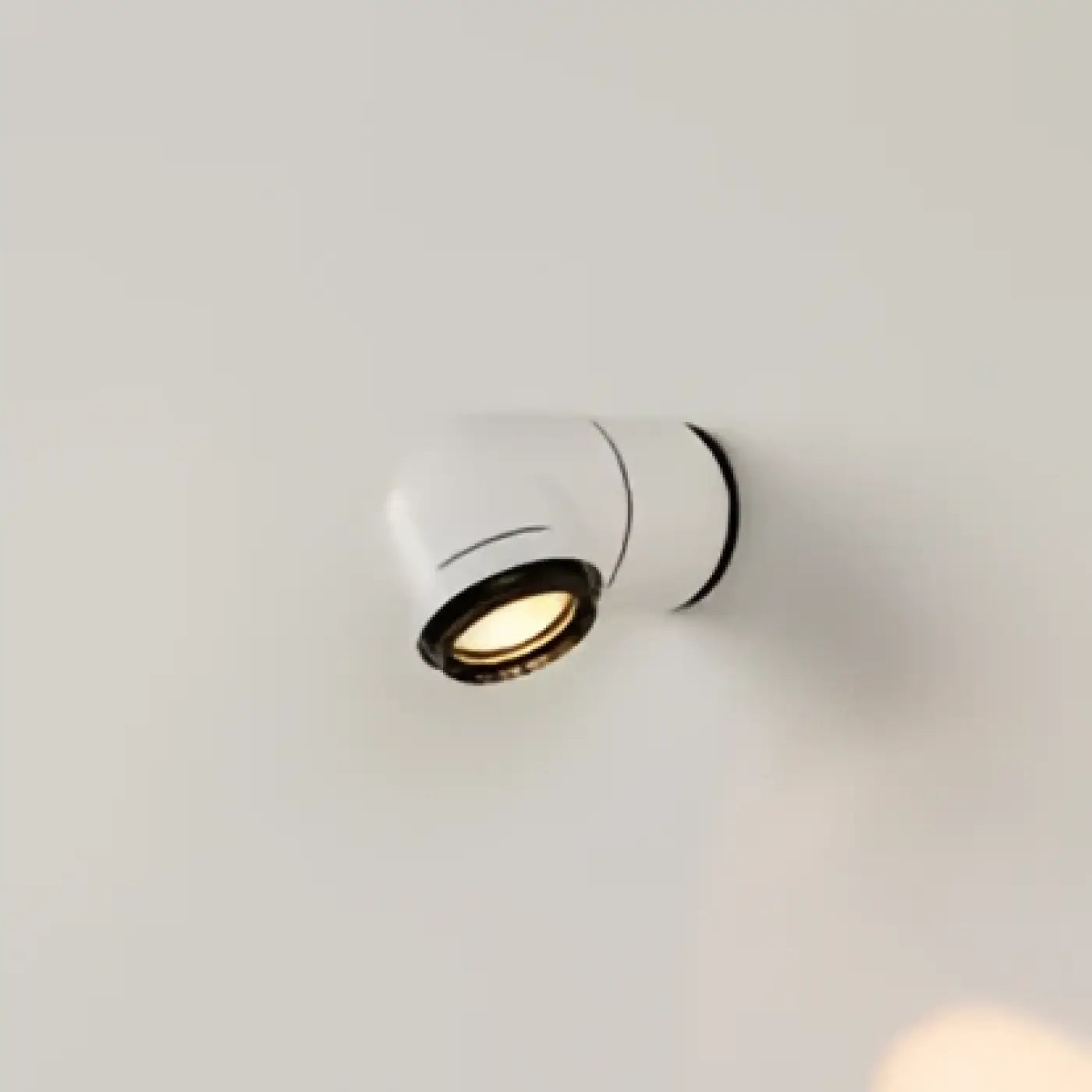 Applique murale LED compacte blanche et rouge Art Déco — vue 3