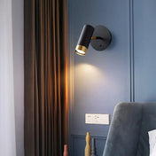 Applique murale LED compacte en aluminium noir ou blanc — vue 2