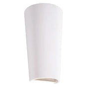 Applique murale LED conique en céramique et verre blanche — vue 3