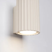 Applique murale LED cylindrique beige acrylique minimaliste — vue 4