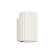 Applique murale LED cylindrique beige acrylique minimaliste — vue 7