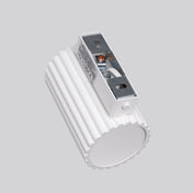 Applique murale LED cylindrique blanche minimaliste GU10 — vue 3