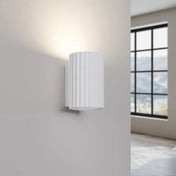 Applique murale LED cylindrique blanche minimaliste GU10 — vue 6