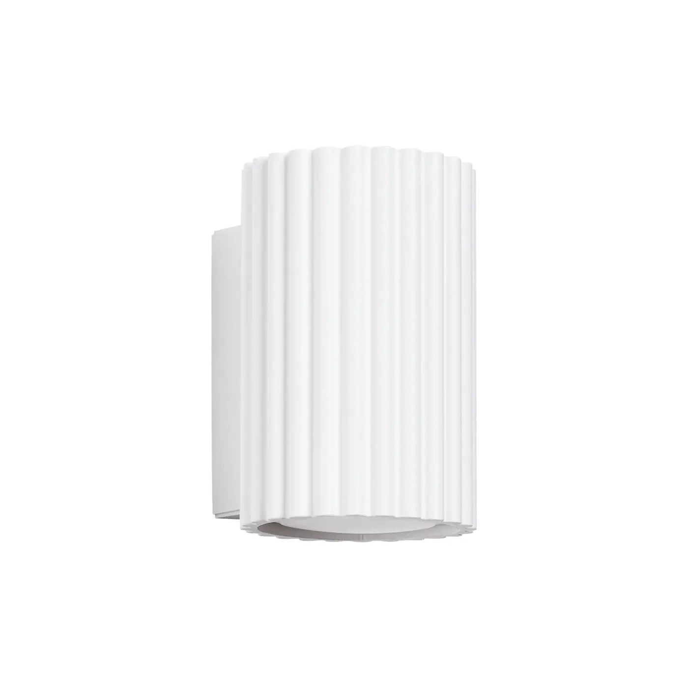 Applique murale LED cylindrique blanche minimaliste GU10 — vue 7